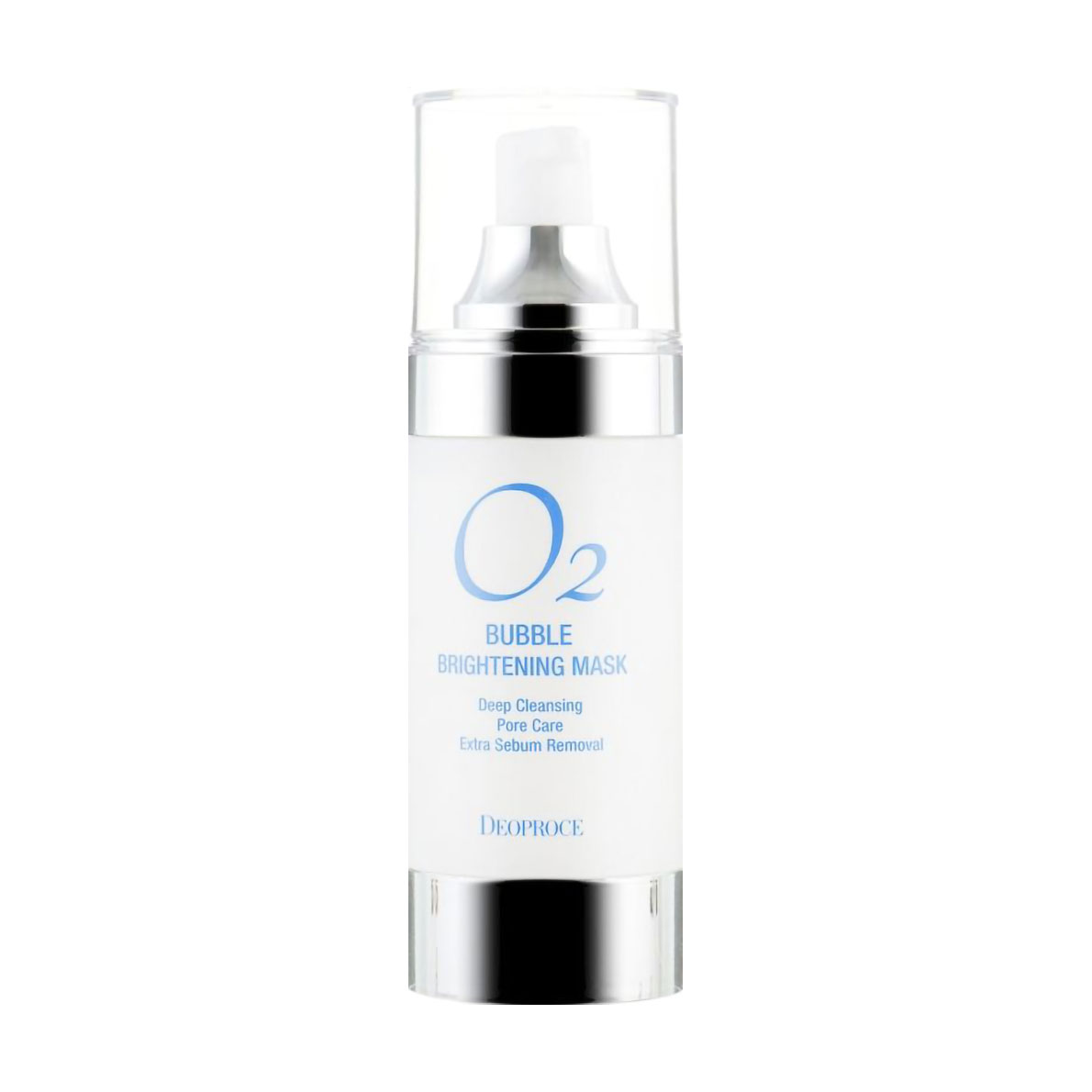 Киснева маска для обличчя Deoproce O2 Bubble Brightening Mask, 100 мл